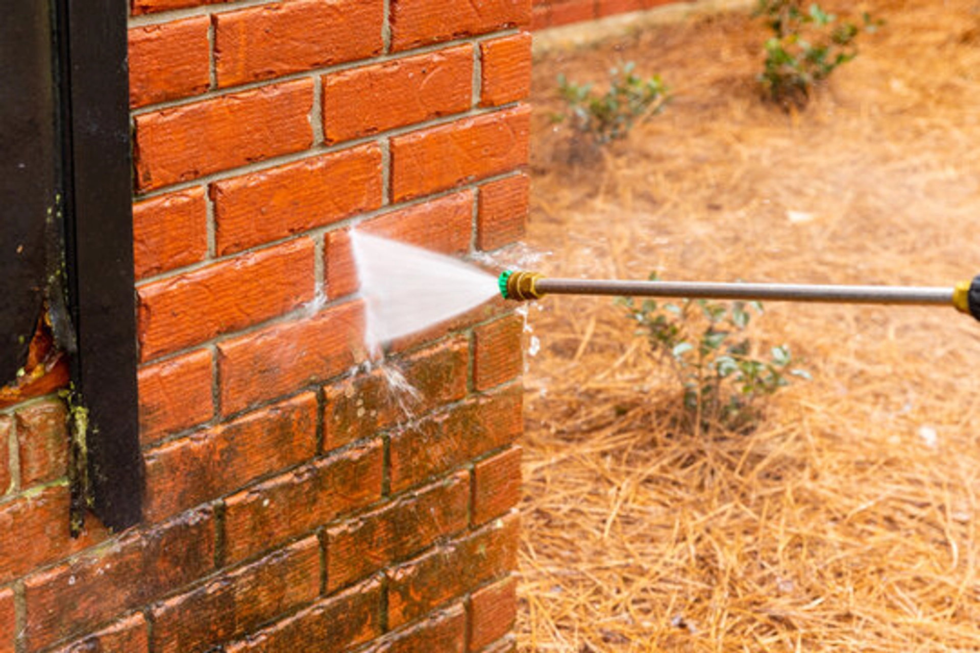 Brick cleaning example 1